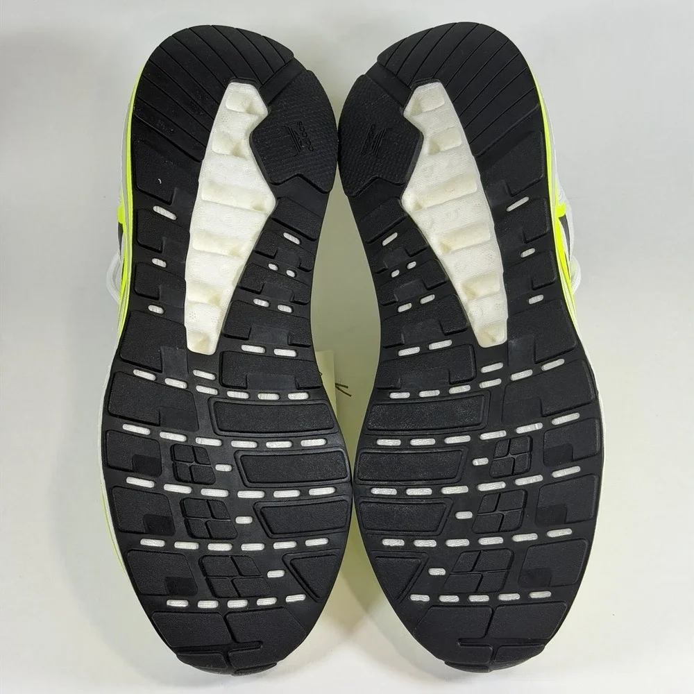 Adidas Size-7 ZX‎ 2K Boost J White & Volt Athletic Training Shoes NEW